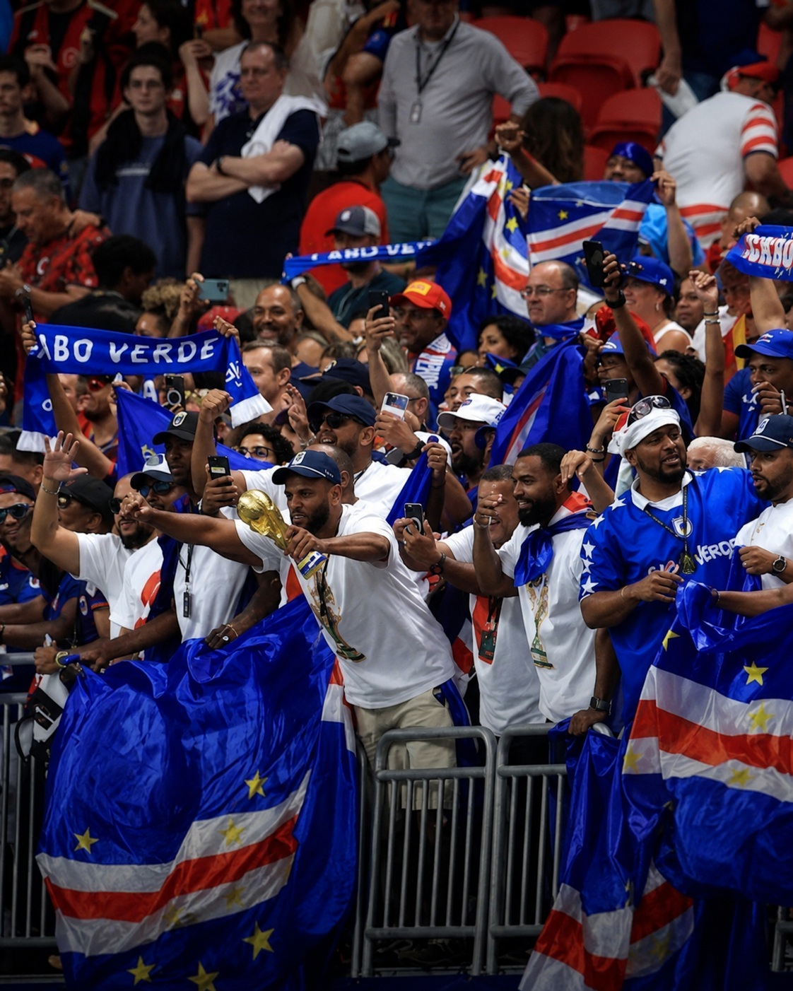 Adeptos cabo-verdianos no Mundial 2026